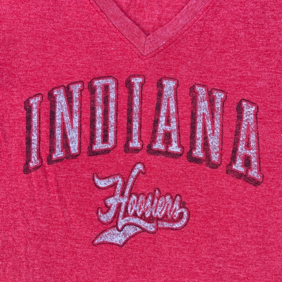 Indiana University Bloomington Women's V-Neck Tee, Size Small - Picture 2 of 2